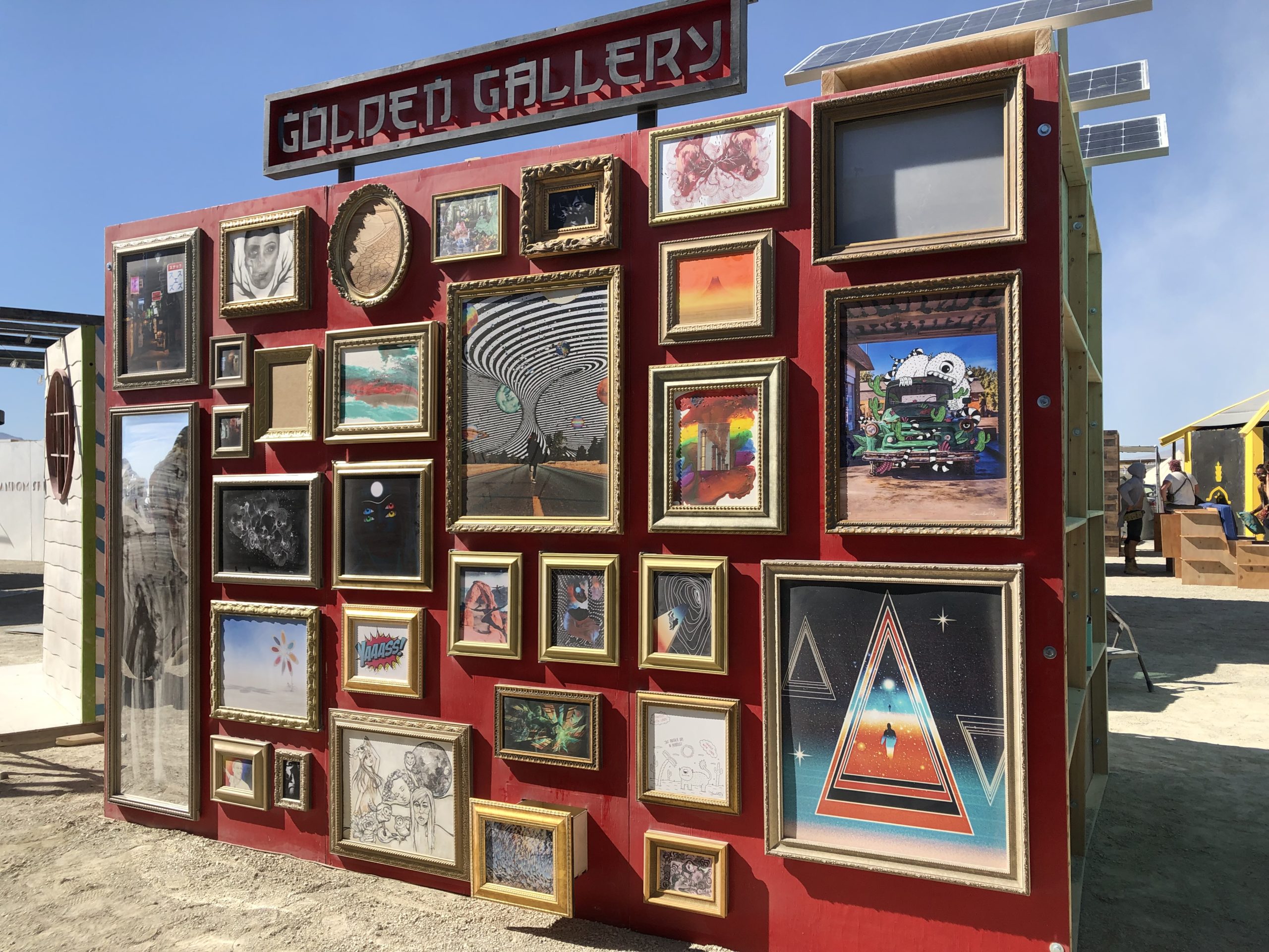 Golden Guy Gallery at Burning Man