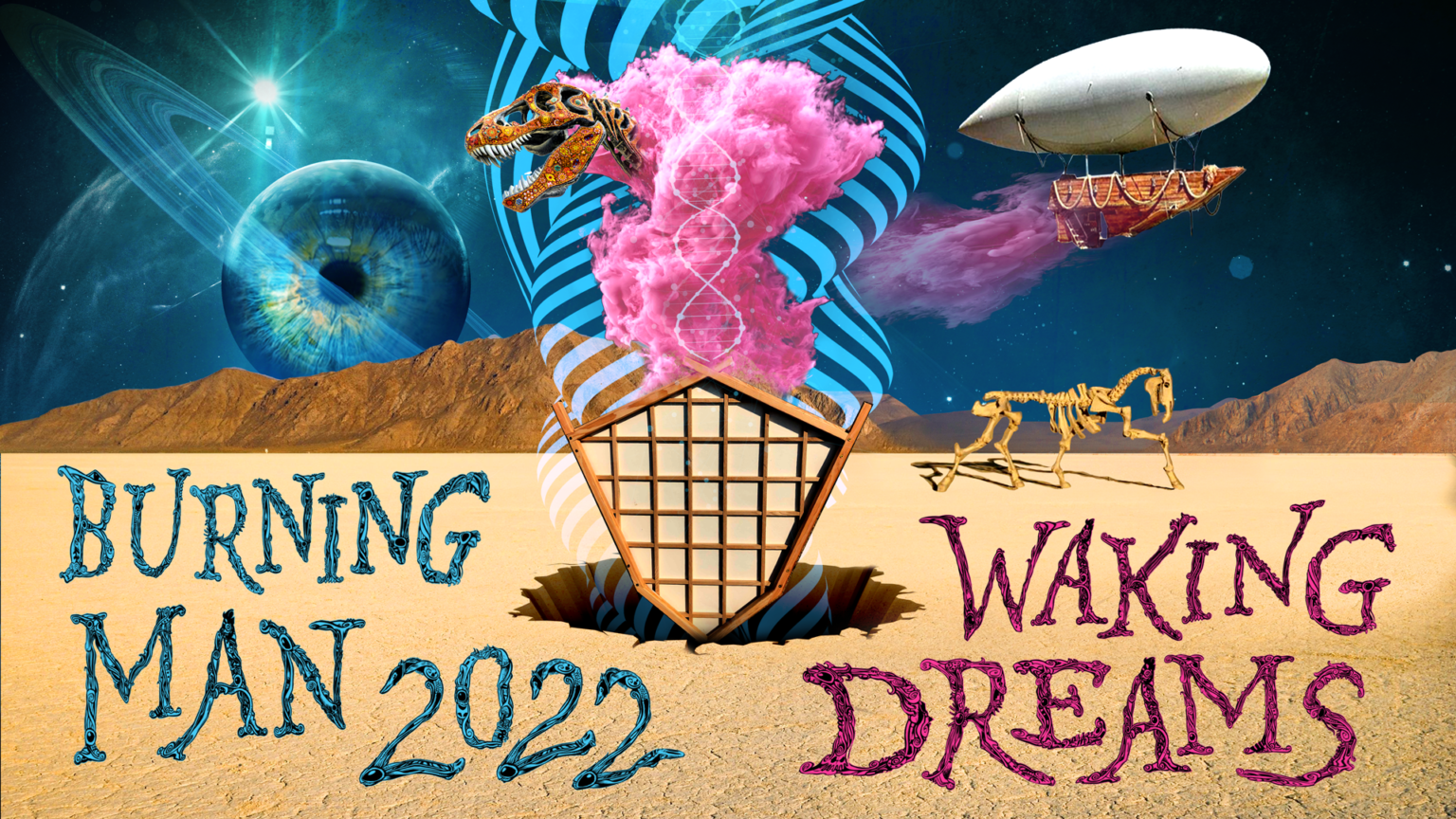 Burning Man - Waking Dream Poster